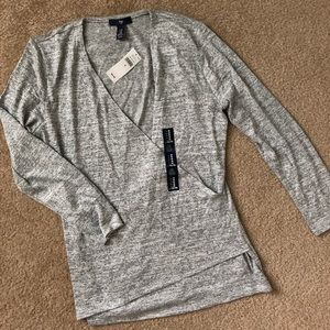 Gap Factory Wrap top (brand new)